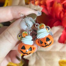 Load image into Gallery viewer, Pumpkin Cookie drink earrings
