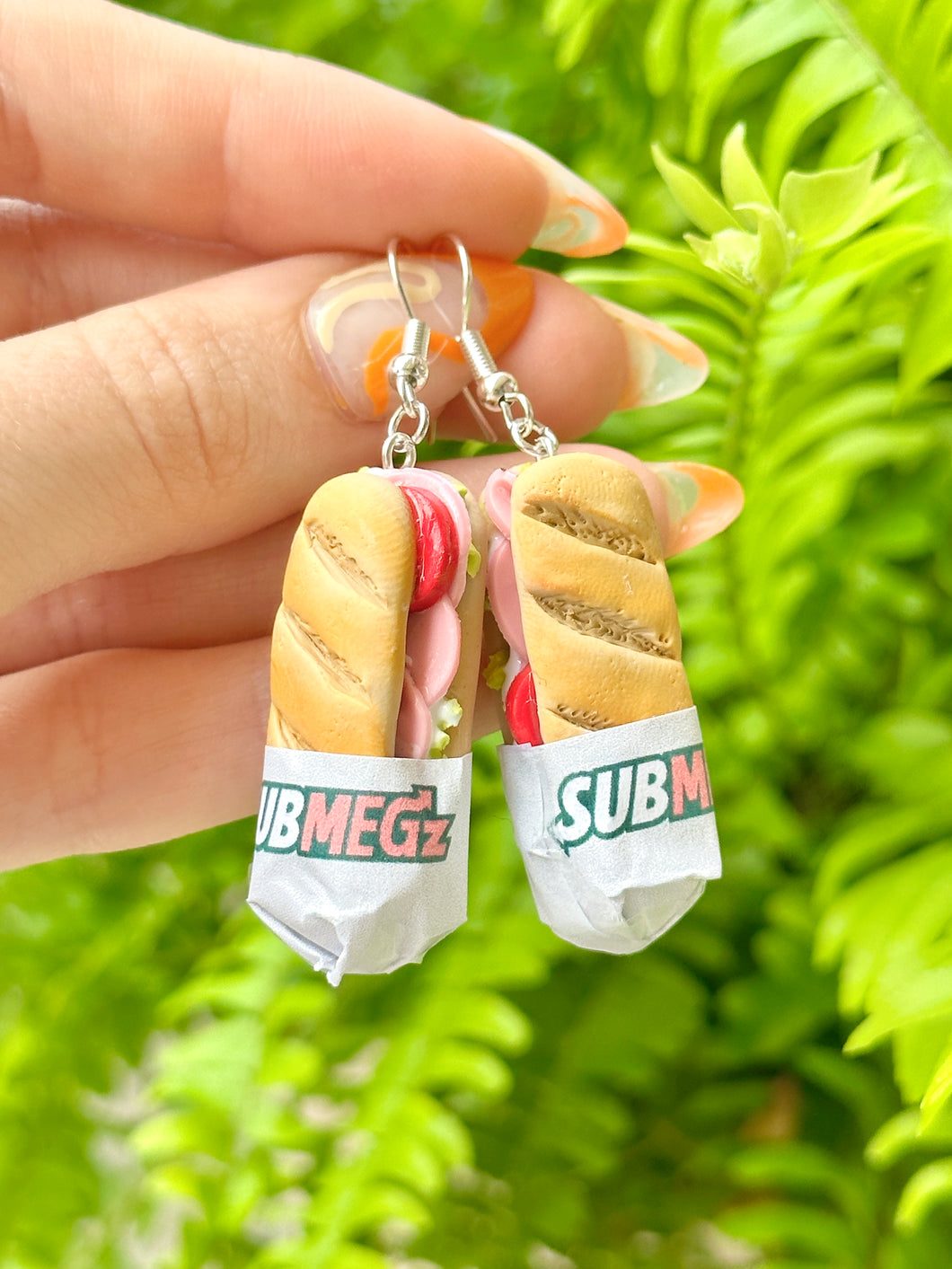 Submegz Sub Sandwich Earrings