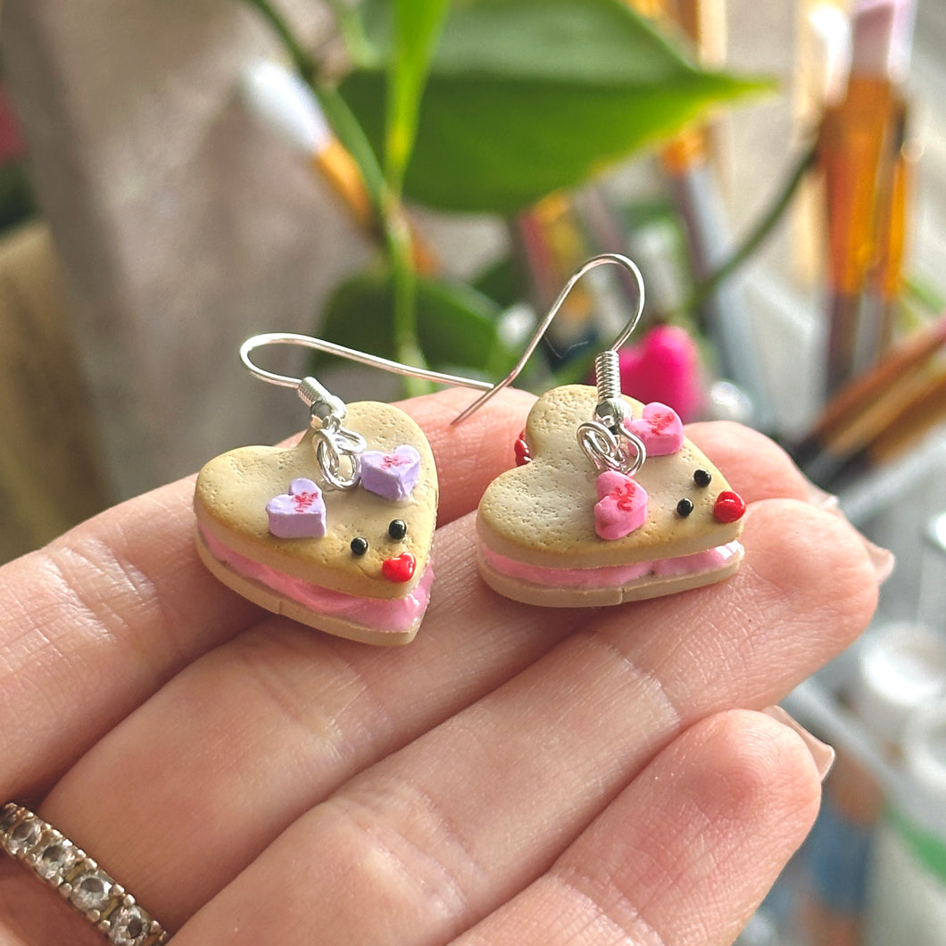 Mouse dessert earrings