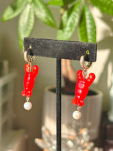 Load image into Gallery viewer, Lobster earrings
