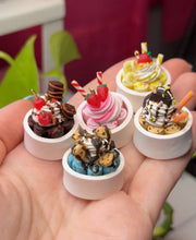 Load image into Gallery viewer, Ice cream keychain
