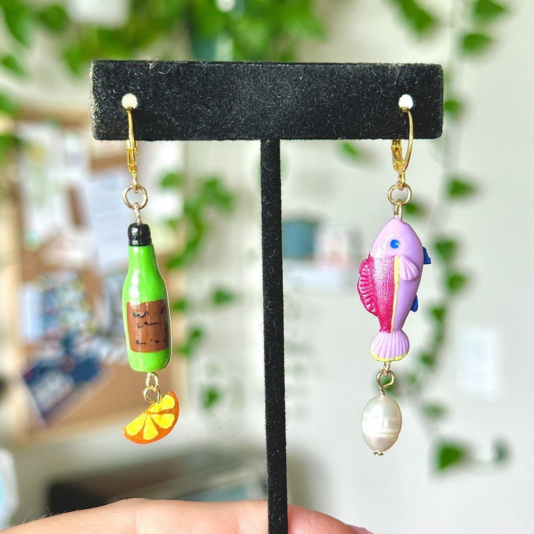 Sea side earrings