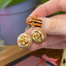 Load image into Gallery viewer, Caramel apple cookie earrings
