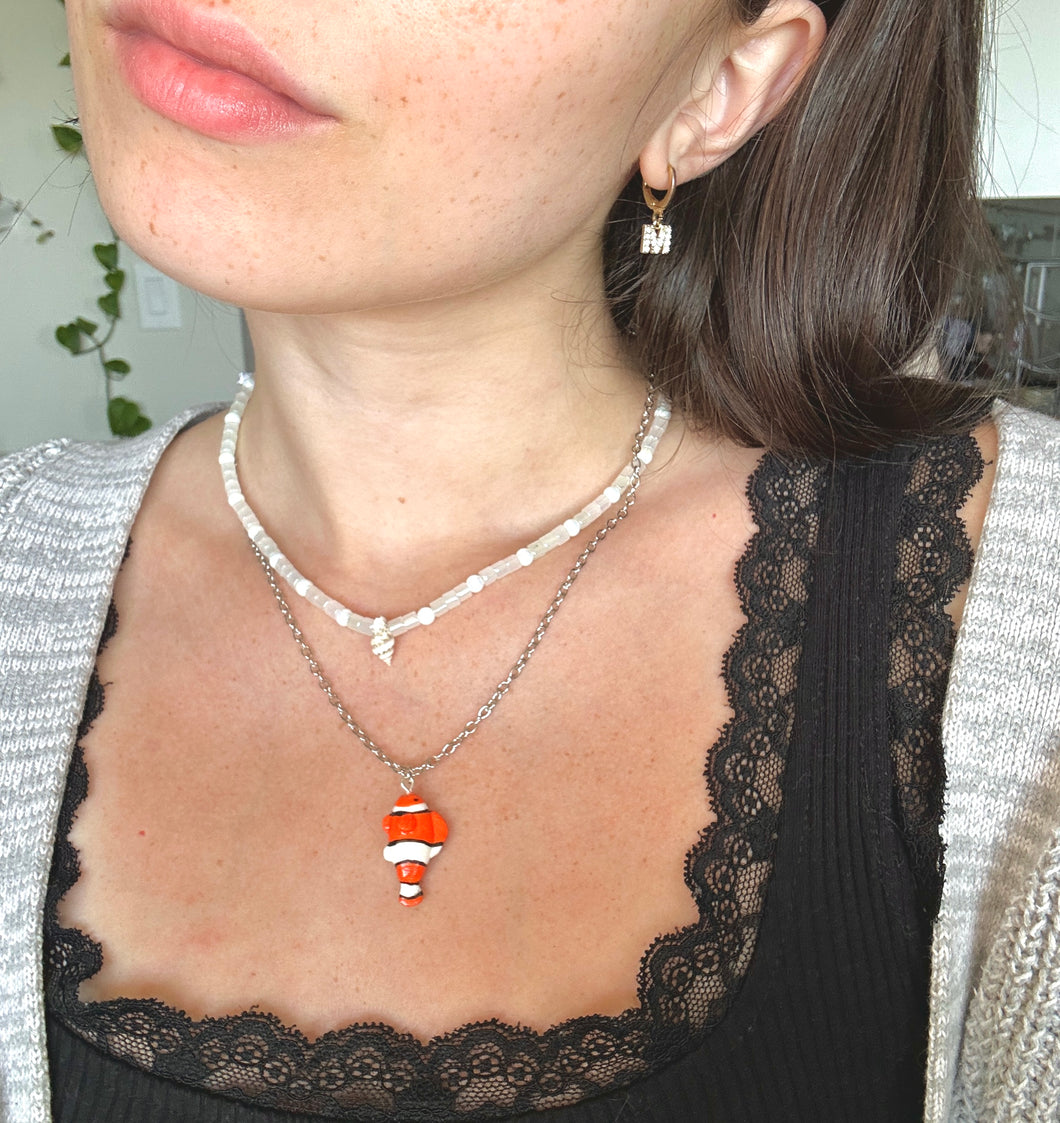 Clown fish necklace