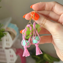 Load image into Gallery viewer, hanging plant earrings ( more colours )
