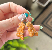 Load image into Gallery viewer, Dinosaur Nugget earrings
