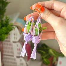 Load image into Gallery viewer, hanging plant earrings ( more colours )
