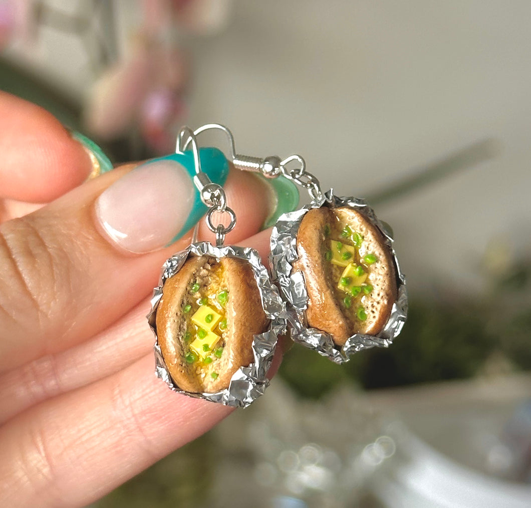 Baked Potato earrings