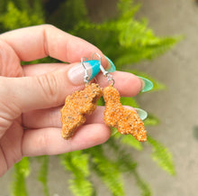 Load image into Gallery viewer, Dinosaur Nugget earrings
