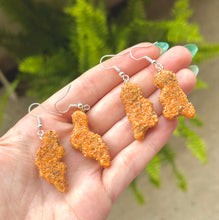 Load image into Gallery viewer, Dinosaur Nugget earrings
