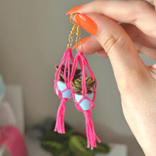 Load image into Gallery viewer, hanging plant earrings ( more colours )
