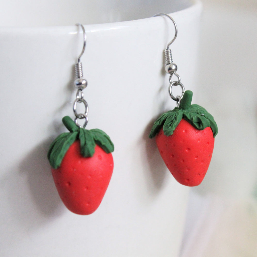 Strawberry earrings