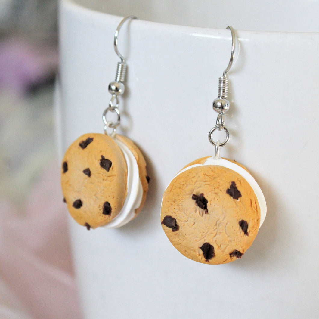 cookie sandwich earrings