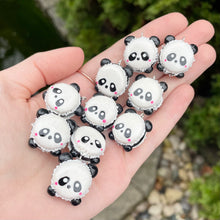 Load image into Gallery viewer, Panda macaroon earrings
