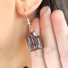 Load image into Gallery viewer, Chocolate popsicle earrings
