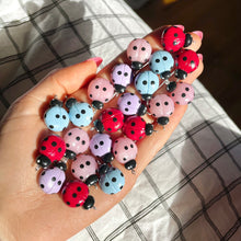 Load image into Gallery viewer, Lady bug earrings
