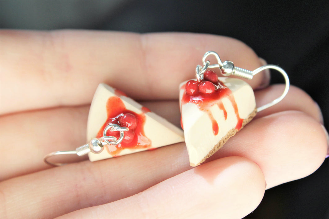 Cheese cake earrings