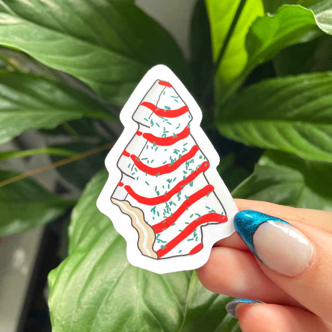 Tree cake sticker