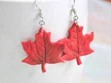 Load image into Gallery viewer, Fall leaf earrings
