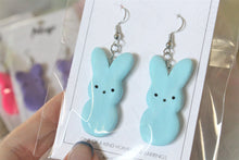 Load image into Gallery viewer, Peep bunny earrings
