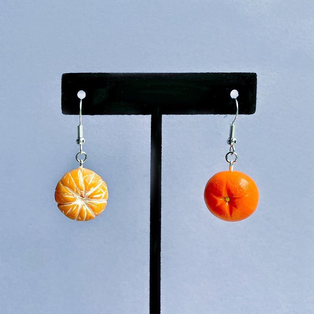 Orange earrings