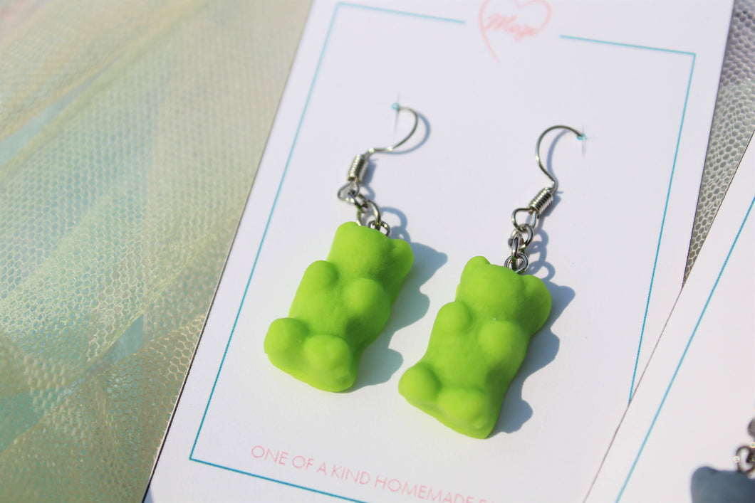 Gummy bear earrings