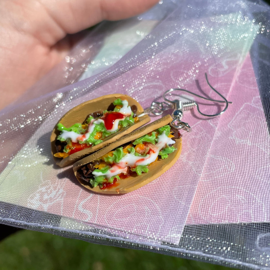 Taco earrings