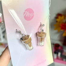 Load image into Gallery viewer, Ice coffee earrings
