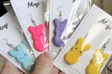 Load image into Gallery viewer, Peep bunny earrings
