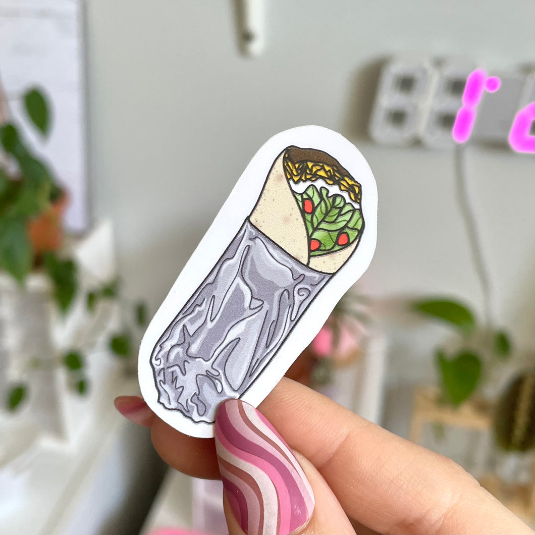 Burrito sticker