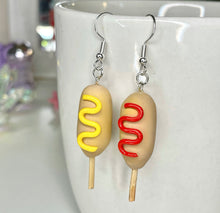 Load image into Gallery viewer, Corndog earrings
