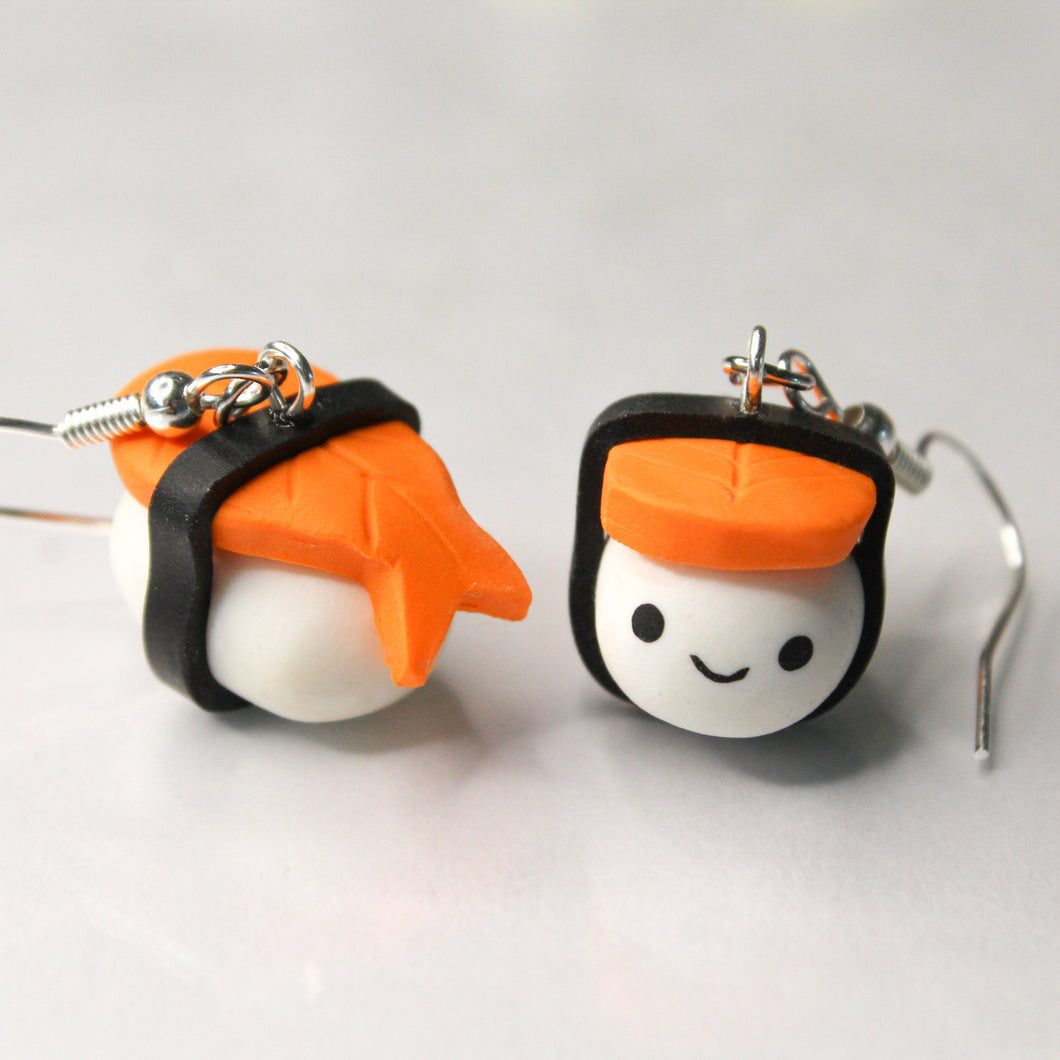 Sushi earrings