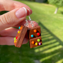 Load image into Gallery viewer, COSMIC Brownie earrings
